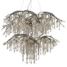 Golden 9903-18 MG - Golden Lighting Autumn Twilight 18-light Chandelier in Mystic Gold